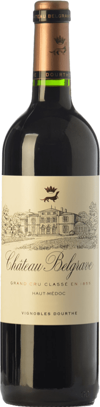 61,95 € | Red wine Château Belgrave Aged A.O.C. Haut-Médoc Bordeaux France Merlot, Cabernet Sauvignon, Cabernet Franc 75 cl