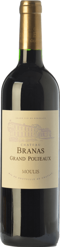 39,95 € | Vino rosso Château Branas Grand Poujeaux Crianza A.O.C. Moulis-en-Médoc bordò Francia Merlot, Cabernet Sauvignon, Petit Verdot 75 cl