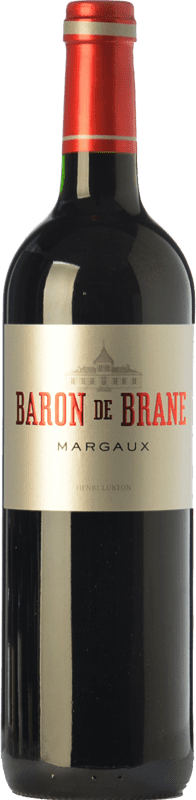 29,95 € | Red wine Château Brane Cantenac Baron de Brane Aged A.O.C. Margaux Bordeaux France Merlot, Cabernet Sauvignon, Cabernet Franc Bottle 75 cl
