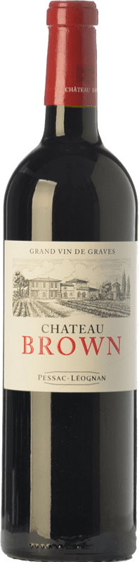 35,95 € | Red wine Château Brown Crianza A.O.C. Pessac-Léognan Bordeaux France Merlot, Cabernet Sauvignon, Petit Verdot Bottle 75 cl