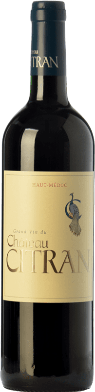 22,95 € Free Shipping | Red wine Château Citran Crianza A.O.C. Haut-Médoc Bordeaux France Merlot, Cabernet Sauvignon, Cabernet Franc Bottle 75 cl