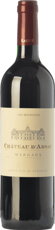27,95 € | Vino rosso Château d'Arsac Crianza A.O.C. Margaux bordò Francia Merlot, Cabernet Sauvignon 75 cl