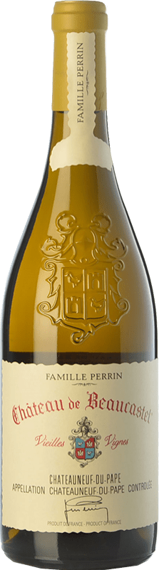 127,95 € | 白酒 Château Beaucastel Vieilles Vignes 岁 A.O.C. Châteauneuf-du-Pape 罗纳 法国 Roussanne 75 cl