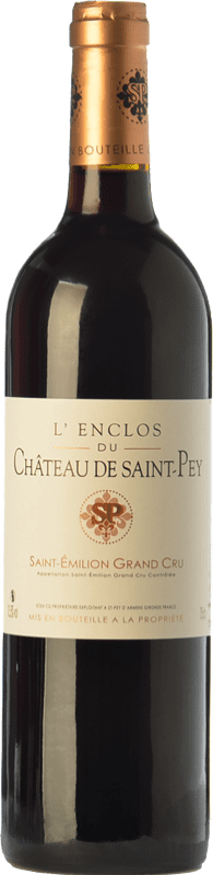 15,95 € | Vino rosso Château de Saint-Pey L'Enclos Giovane A.O.C. Saint-Émilion Grand Cru bordò Francia Merlot, Cabernet Sauvignon, Cabernet Franc 75 cl