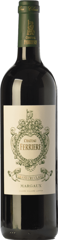 55,95 € | Красное вино Château Ferrière старения A.O.C. Margaux Бордо Франция Merlot, Cabernet Sauvignon, Cabernet Franc 75 cl