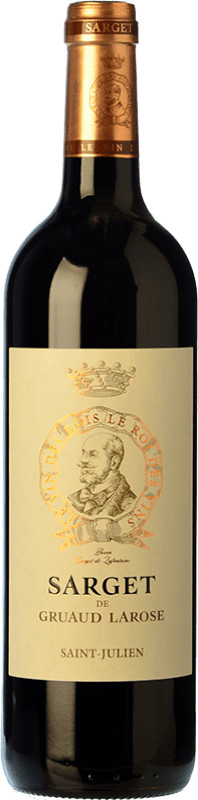 35,95 € | 赤ワイン Château Gruaud Larose Sarget 高齢者 A.O.C. Saint-Julien ボルドー フランス Merlot, Cabernet Sauvignon, Cabernet Franc, Petit Verdot 75 cl