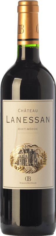19,95 € Free Shipping | Red wine Château Lanessan Crianza A.O.C. Haut-Médoc Bordeaux France Merlot, Cabernet Sauvignon, Petit Verdot Bottle 75 cl
