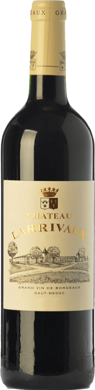 13,95 € Free Shipping | Red wine Château Larrivaux Crianza A.O.C. Haut-Médoc Bordeaux France Merlot, Cabernet Sauvignon, Cabernet Franc, Petit Verdot Bottle 75 cl