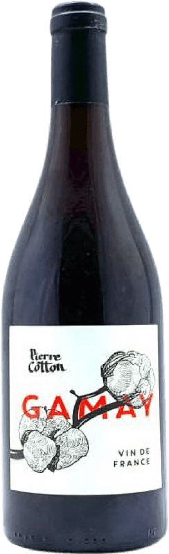 Free Shipping | Red wine Pierre Cotton Beaujolais France Gamay 75 cl