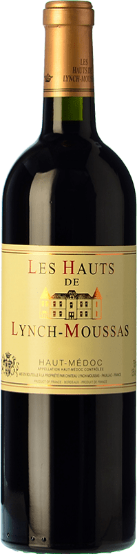 21,95 € | Красное вино Château Lynch Moussas Les Hauts старения A.O.C. Haut-Médoc Бордо Франция Merlot, Cabernet Sauvignon 75 cl