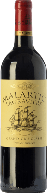 61,95 € | Red wine Château Malartic-Lagravière Crianza A.O.C. Pessac-Léognan Bordeaux France Merlot, Cabernet Sauvignon, Cabernet Franc, Petit Verdot Bottle 75 cl