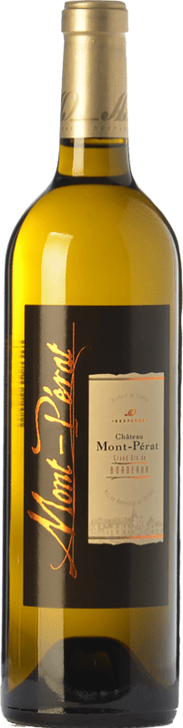 Free Shipping | White wine Château Mont-Pérat Blanc Aged A.O.C. Bordeaux Bordeaux France Sémillon, Muscadelle, Sauvignon 75 cl