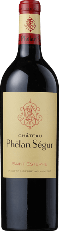 Envoi gratuit | Vin rouge Château Phélan Ségur Crianza A.O.C. Saint-Estèphe Bordeaux France Merlot, Cabernet Sauvignon 75 cl