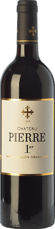 18,95 € | Red wine Château Pierre 1er Crianza A.O.C. Saint-Émilion Grand Cru Bordeaux France Merlot, Cabernet Franc Bottle 75 cl