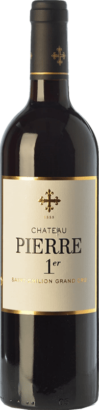 Spedizione Gratuita | Vino rosso Château Pierre 1er Crianza A.O.C. Saint-Émilion Grand Cru bordò Francia Merlot, Cabernet Franc 75 cl