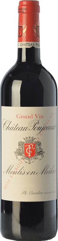 36,95 € | Red wine Château Poujeaux Aged A.O.C. Moulis-en-Médoc Bordeaux France Merlot, Cabernet Sauvignon, Cabernet Franc, Petit Verdot 75 cl