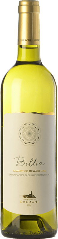 13,95 € | 白酒 Cherchi Billia D.O.C. Vermentino di Sardegna 撒丁岛 意大利 Vermentino 75 cl