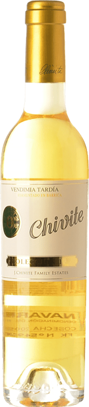 56,95 € Free Shipping | White wine Chivite Colección 125 Vendimia Tardía Aged D.O. Navarra Half Bottle 37 cl