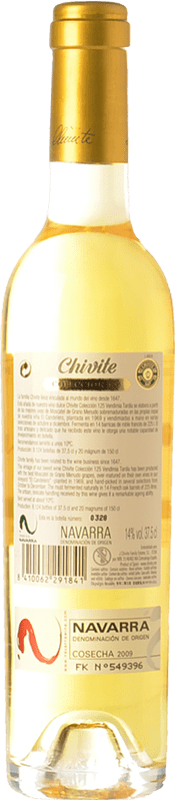 29,95 € | White wine Chivite Colección 125 Vendimia Tardía Crianza D.O. Navarra Navarre Spain Muscatel Small Grain Half Bottle 37 cl