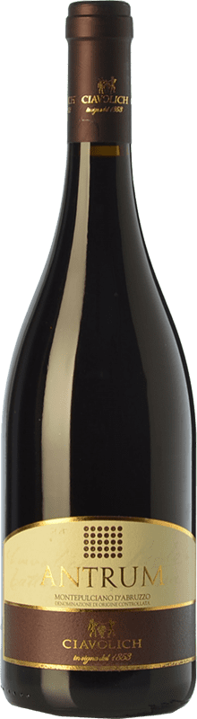 22,95 € Free Shipping | Red wine Ciavolich Antrum D.O.C. Montepulciano d'Abruzzo Abruzzo Italy Montepulciano Bottle 75 cl