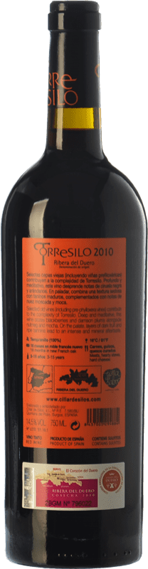 37,95 € Free Shipping | Red wine Cillar de Silos Torresilo Crianza D.O. Ribera del Duero Castilla y León Spain Tempranillo Bottle 75 cl