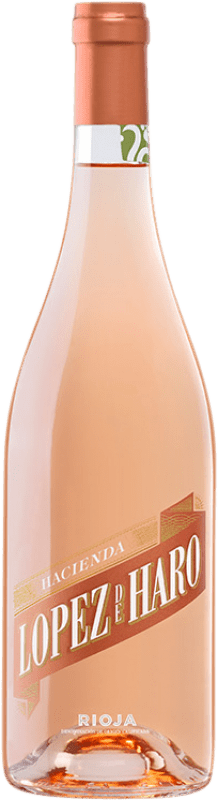 6,95 € | Розовое вино Hacienda López de Haro Молодой D.O.Ca. Rioja Ла-Риоха Испания Tempranillo, Grenache 75 cl