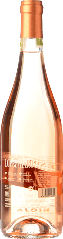 6,95 € | Rosé wine Hacienda López de Haro Joven D.O.Ca. Rioja The Rioja Spain Tempranillo, Grenache Bottle 75 cl