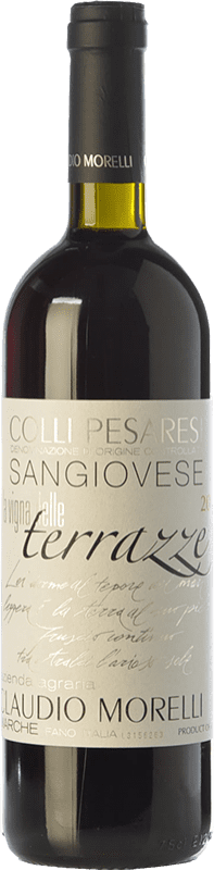 15,95 € | Red wine Claudio Morelli Vigna delle Terrazze D.O.C. Colli Pesaresi Marche Italy Sangiovese Bottle 75 cl