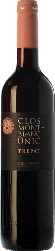 10,95 € | Red wine Clos Montblanc Únic Aged D.O. Conca de Barberà Catalonia Spain Trepat Bottle 75 cl