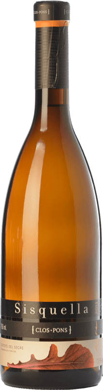 15,95 € | White wine Clos Pons Sisquella Aged D.O. Costers del Segre Catalonia Spain Grenache White, Muscat of Alexandria, Albariño Bottle 75 cl