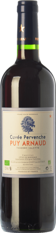 16,95 € | Red wine Clos Puy Arnaud Cuvée Pervenche Young A.O.C. Côtes de Castillon Bordeaux France Merlot, Cabernet Franc Bottle 75 cl