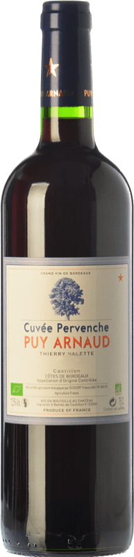 19,95 € Spedizione Gratuita | Vino rosso Clos Puy Arnaud Cuvée Pervenche Giovane A.O.C. Côtes de Castillon