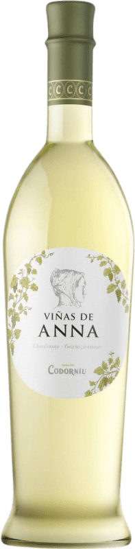 Бесплатная доставка | Белое вино Codorníu Viñas de Anna Blanc de Blancs старения D.O. Catalunya Каталония Испания Muscat, Chardonnay 75 cl