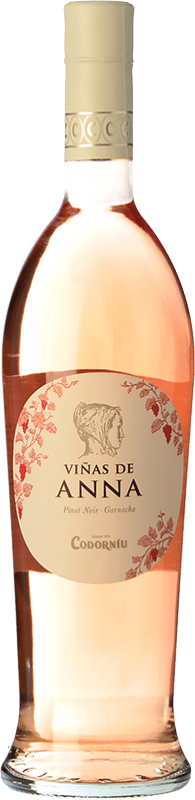 免费送货 | 玫瑰酒 Codorníu Viñas de Anna Flor de Rosa D.O. Catalunya 加泰罗尼亚 西班牙 Pinot Black, Trepat 75 cl