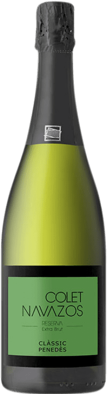 43,95 € | Spumante bianco Colet Navazos Brut Extra Riserva D.O. Penedès Catalogna Spagna Chardonnay 75 cl