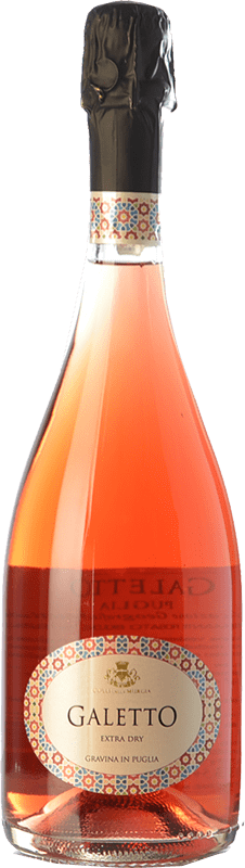 14,95 € | 玫瑰气泡酒 Colli della Murgia Galetto Rosé 干 I.G.T. Puglia 普利亚大区 意大利 Aglianico 75 cl