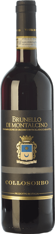 46,95 € | Red wine Collosorbo D.O.C.G. Brunello di Montalcino Tuscany Italy Sangiovese Bottle 75 cl