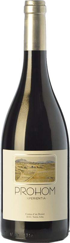 12,95 € | Red wine Coma d'en Bonet Prohom Experientia Negre Crianza D.O. Terra Alta Catalonia Spain Syrah, Grenache, Cabernet Sauvignon, Carignan Bottle 75 cl