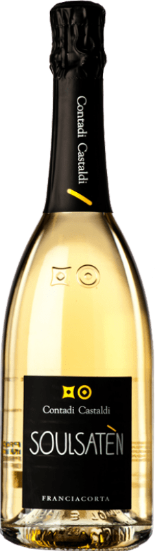 送料無料 | 白スパークリングワイン Contadi Castaldi Soul Satèn D.O.C.G. Franciacorta ロンバルディア イタリア Chardonnay 75 cl