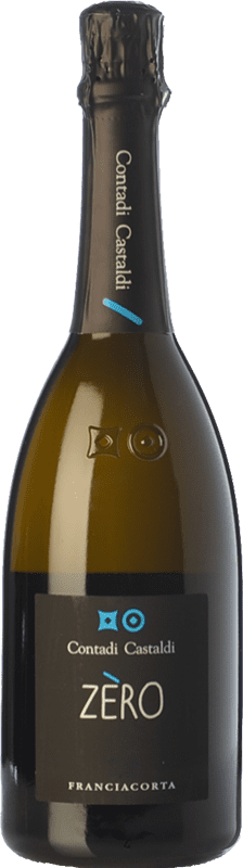 Бесплатная доставка | Белое игристое Contadi Castaldi Zero D.O.C.G. Franciacorta Ломбардии Италия Pinot Black, Chardonnay 75 cl