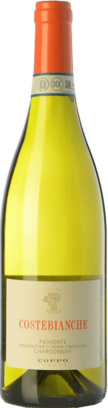 16,95 € | White wine Coppo Costebianche D.O.C. Piedmont Piemonte Italy Chardonnay Bottle 75 cl