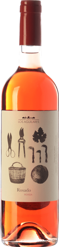 14,95 € | Rosé wine Los Aguilares Joven D.O. Sierras de Málaga Andalusia Spain Tempranillo, Merlot, Syrah, Petit Verdot Bottle 75 cl