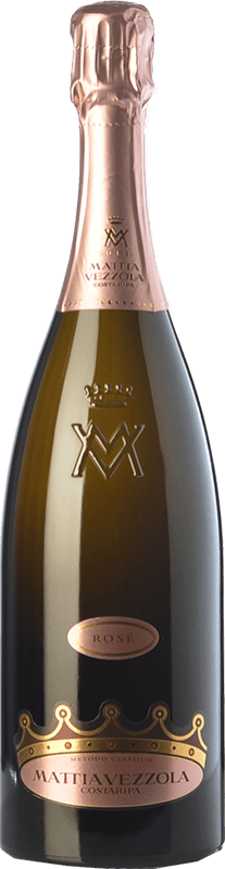 22,95 € | 玫瑰气泡酒 Costaripa Mattia Vezzola Rosé 香槟 D.O.C. Garda 伦巴第 意大利 Pinot Black, Chardonnay 75 cl