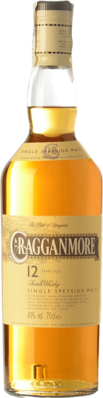 Free Shipping | Whisky Single Malt Cragganmore Speyside United Kingdom 12 Years 70 cl