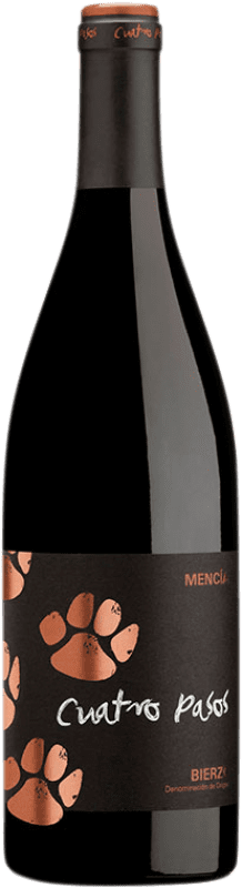 8,95 € Free Shipping | Red wine Cuatro Pasos Joven D.O. Bierzo Castilla y León Spain Mencía Bottle 75 cl