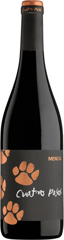 Free Shipping | Red Wine Martín Códax Cuatro Pasos Black Edition Young D.O. Bierzo Castilla y León Spain Mencía 75 cl