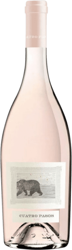 Free Shipping | Rosé wine Cuatro Pasos Young D.O. Bierzo Castilla y León Spain Mencía 75 cl