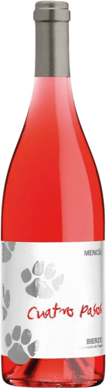 Envio grátis | Vinho rosé Cuatro Pasos Jovem D.O. Bierzo Castela e Leão Espanha Mencía 75 cl