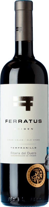 17,95 € | 红酒 Ferratus 岁 D.O. Ribera del Duero 卡斯蒂利亚莱昂 西班牙 Tempranillo 75 cl