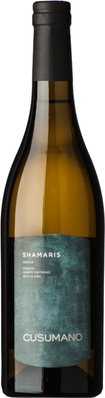 13,95 € Free Shipping | White wine Cusumano Shamaris I.G.T. Terre Siciliane Sicily Italy Grillo Bottle 75 cl